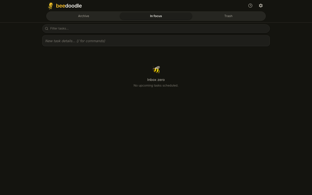 Beedoodle screenshot