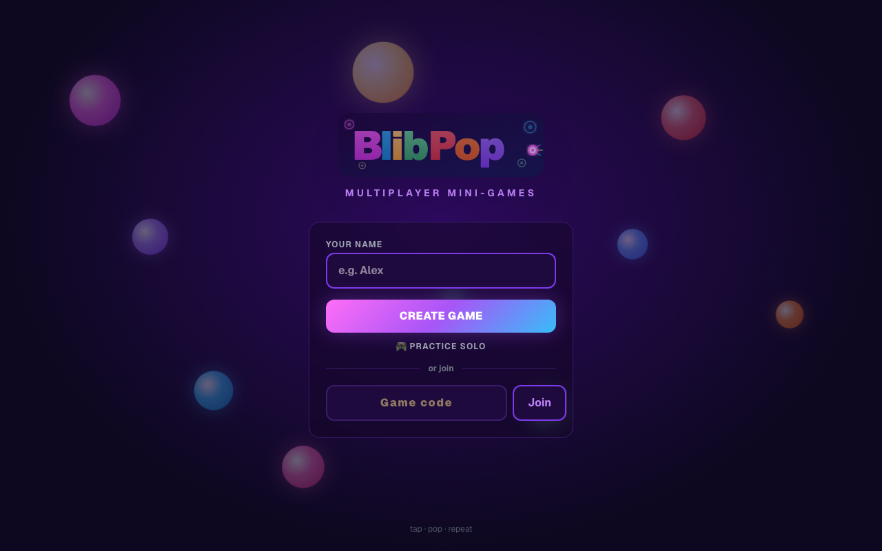BlibPop screenshot